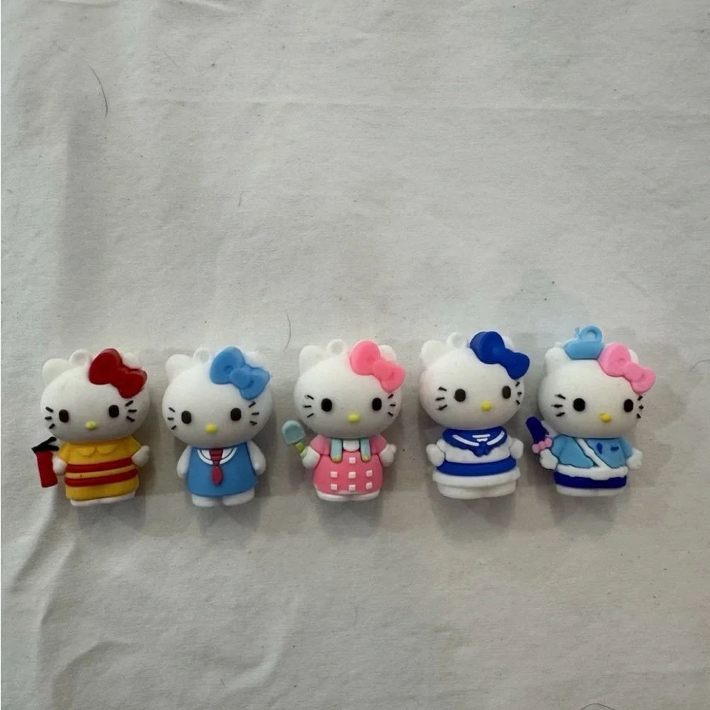 Sanrio Hello Kitty Small Collectible‎ Figurines Lot Of 5